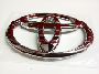 Image of Emblem.  Emblem or Ornament used. image for your 2015 TOYOTA COROLLA S Sedan 1.8L M/T